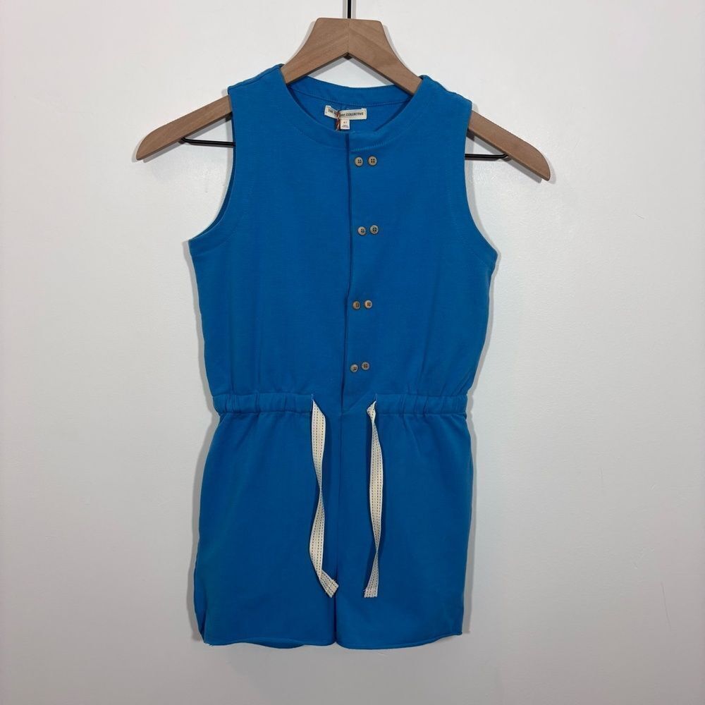 The Sunday Collective Blue Jay Sleeveless Romper NEW Size 6 Unisex